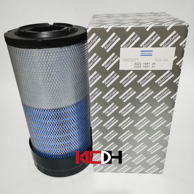 Materieller Bagger Air Filter, 3222 pp. 188134 Atlas Copco-Luftfilter